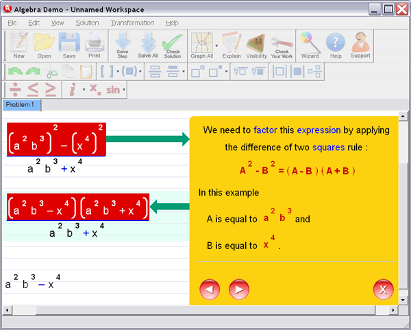 College Algebra Step-by-step Help